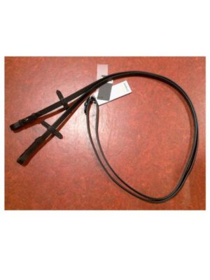 Döbert Stallmeister Lederzügel schwarz/silber