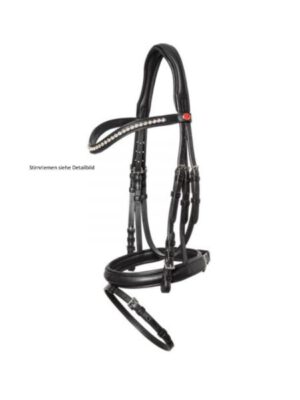 Kieffer Trensenzaum Ultrasoft Haflinger schwarz