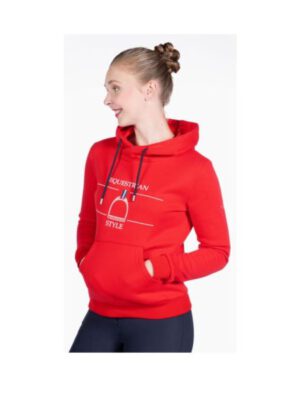 HKM Hoody Equine Sports Style rot